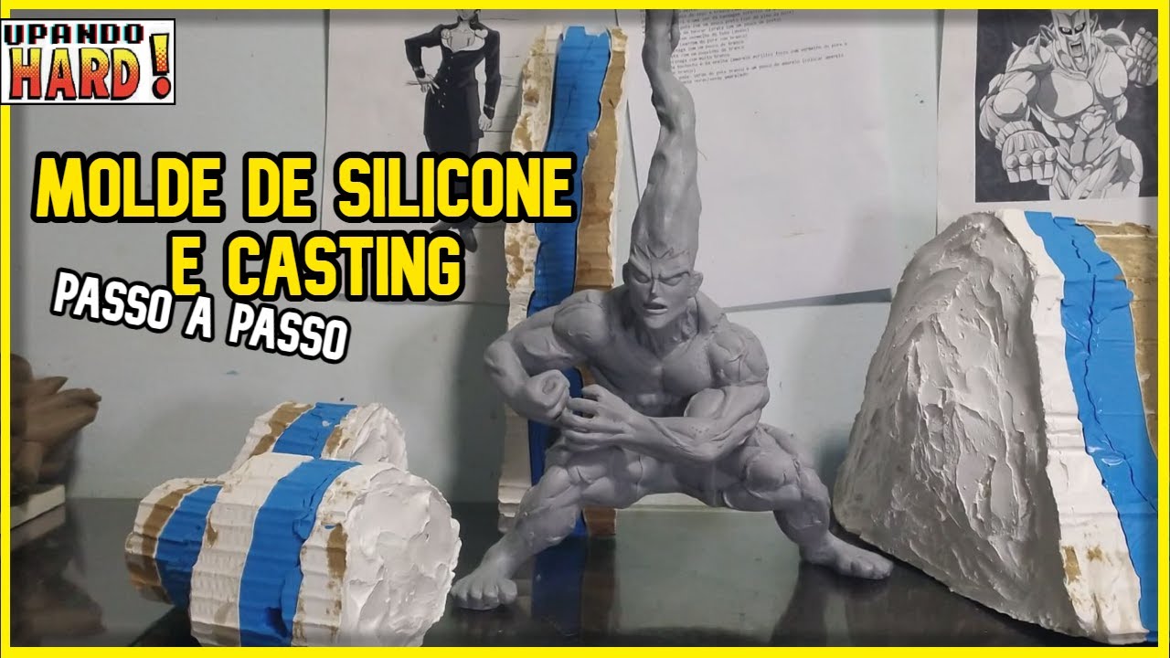 Como fazer molde de silicone e casting em resina poliéster I PASSO A PASSO