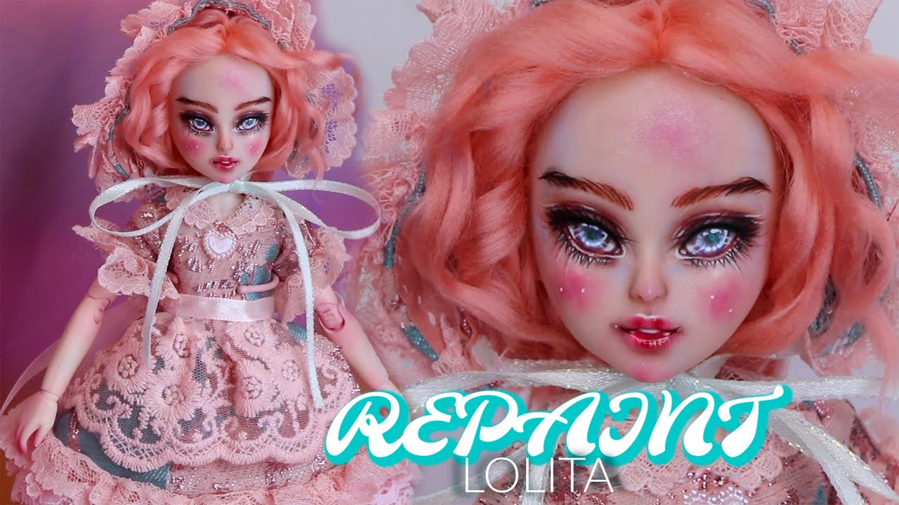 REPAINT ! Lolita Fashion OOAK Obitsu / Aliexpress Doll Custom Tutorial •JackyOhhh