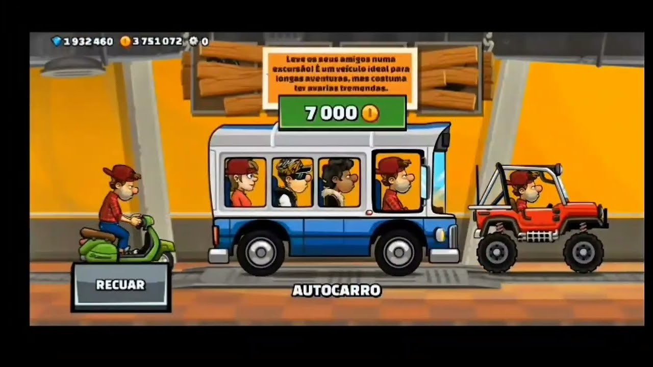 Hill climb Racing 2 com os carros rápidos link via mediafire nos comentários Créditos na descrição 
