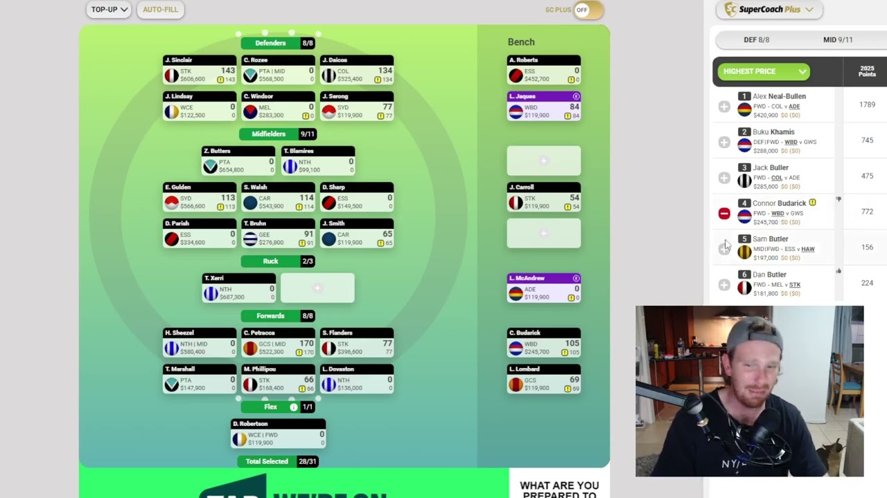 McAndrew at R2?! Captian LOOP a MUST?! RICHARDS....? DENSE WEEKLY UPDATE | AFL SUPERCOACH 2026 |
