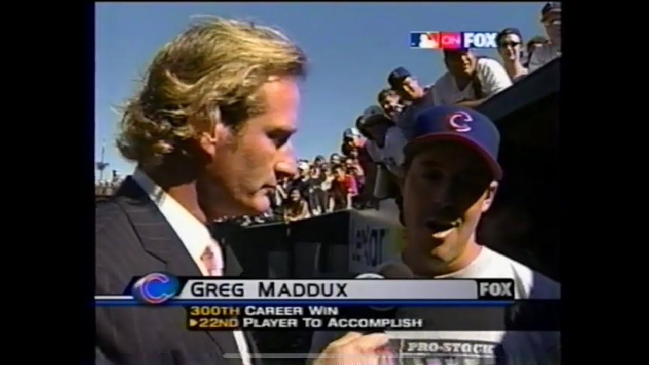 Chicago Cubs @ San Francisco Giants - Aug  7, 2004 - Greg Maddux win No. 300 -