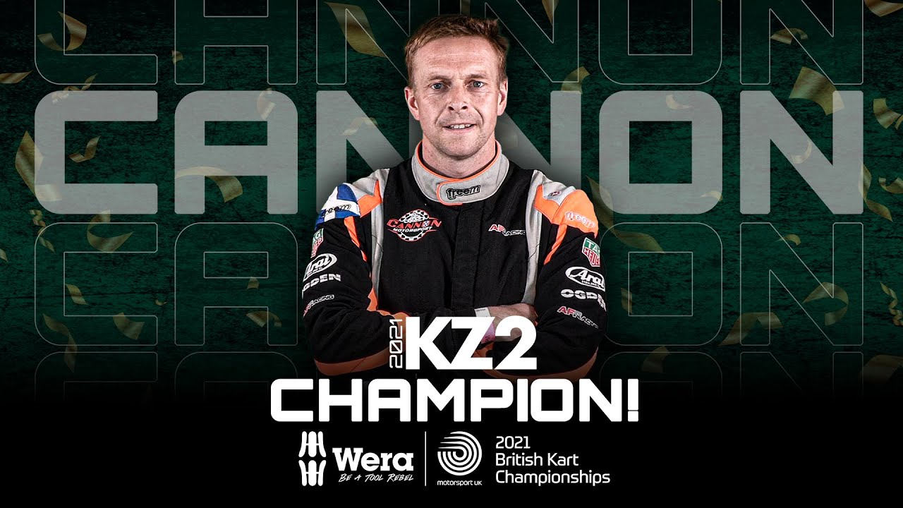 Hot-shot Cannon becomes KZ2 Wera Tools British Kart Champion - KZ2 Final -  Round 4 - Warden Law