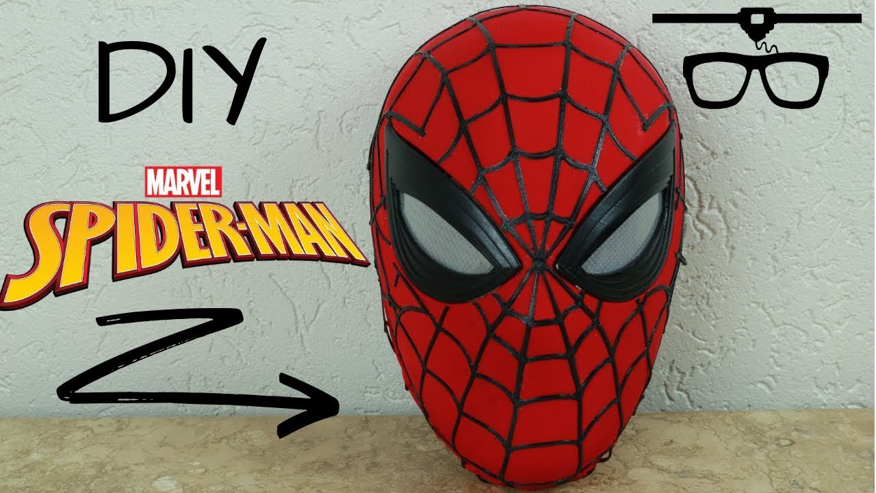 (DIY) Máscara do Homem Aranha super realista usando impressão 3D