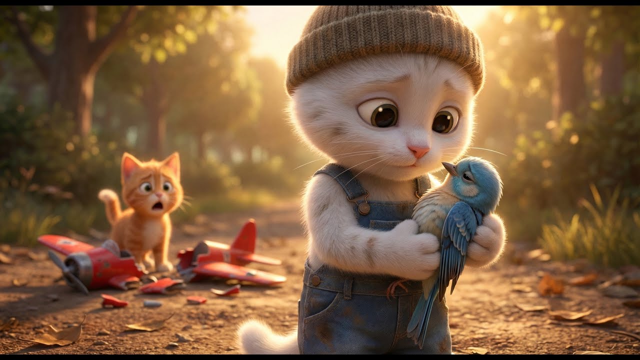 Rich Cat Cries for TOY, Poor Cat Saves LIFE! 💔🐦 | Emotional Story