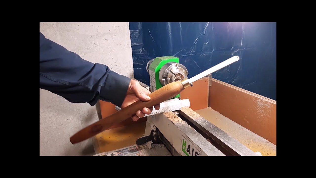 Ahşap torna karbur uclu bıçak yapımı / Wood lathe carbide tipped knife making