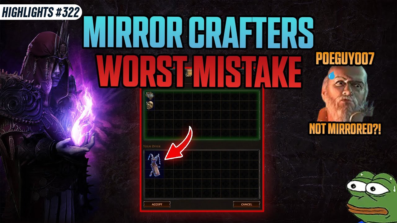 Когда PoE Mirror Crafter случайно продаёт идеальный предмет
