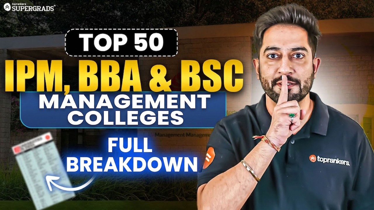 Top 50 IPM, BBA & BSc Colleges in India 2026 | Placements, Fees & ROI Exposed