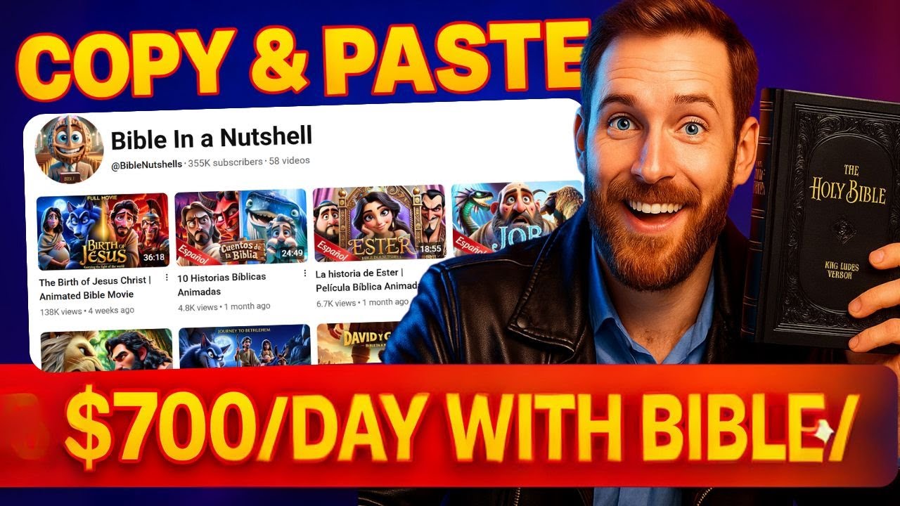 Make $700/Day Online Just Copy & Paste Bible Verses (No Experience Needed)! InVideo Tutorial