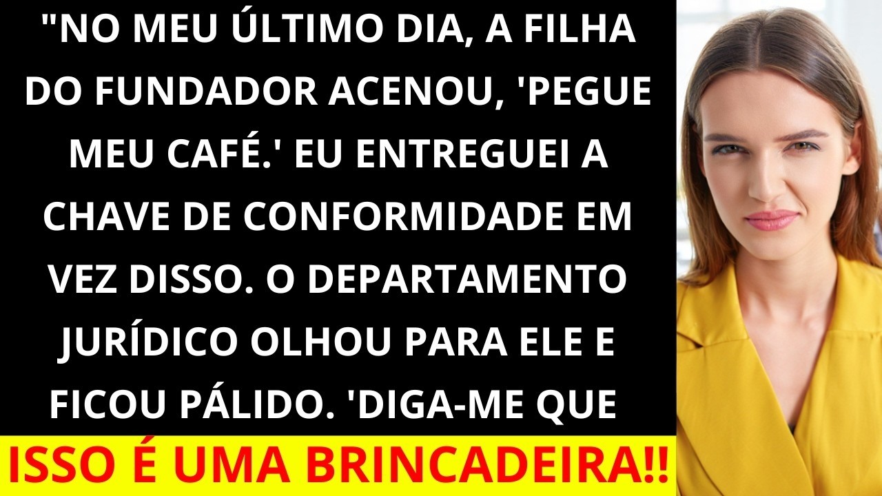 A Vice Presidente me Humilhou em Público, Ela pediu café e eu lhe dei uma Indenização Federal!