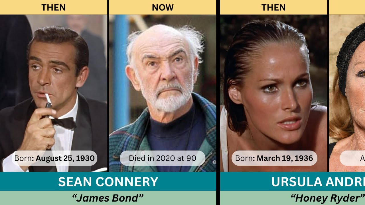 Dr. No (1962) Then and Now 2024!