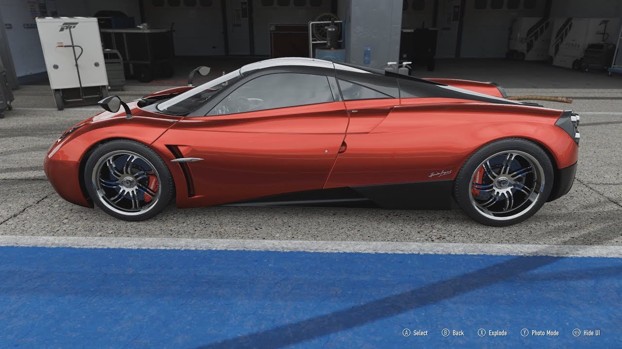 FORZA Motorsport 7 - 2012 Pagani Huayra - Car Show Speed Crash Test .