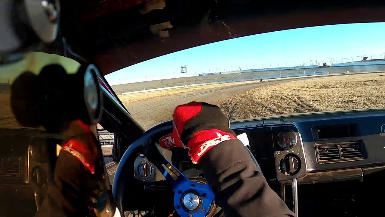 Drifting my BEAMS AE86 at Rockingham Speedway NASCAR track
