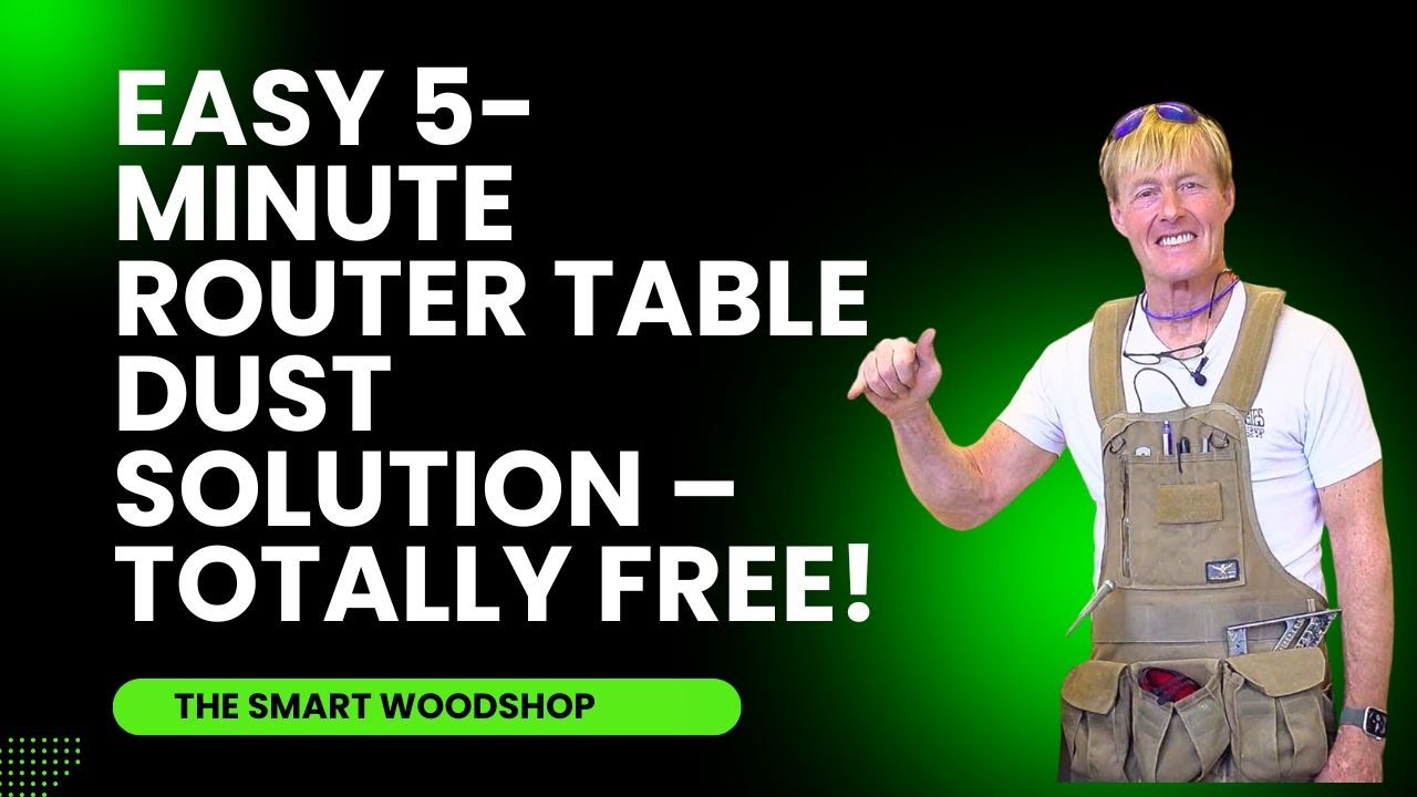 Простое решение для удаления пыли со стола фрезера за 5 минут — совершенно бесплатно!
