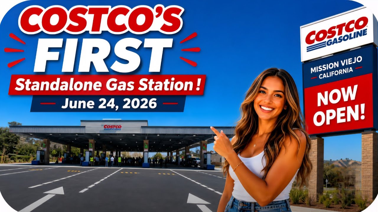Первая в истории отдельная автозаправочная станция Costco в Мишен-Вьехо | ОТКРЫТО!