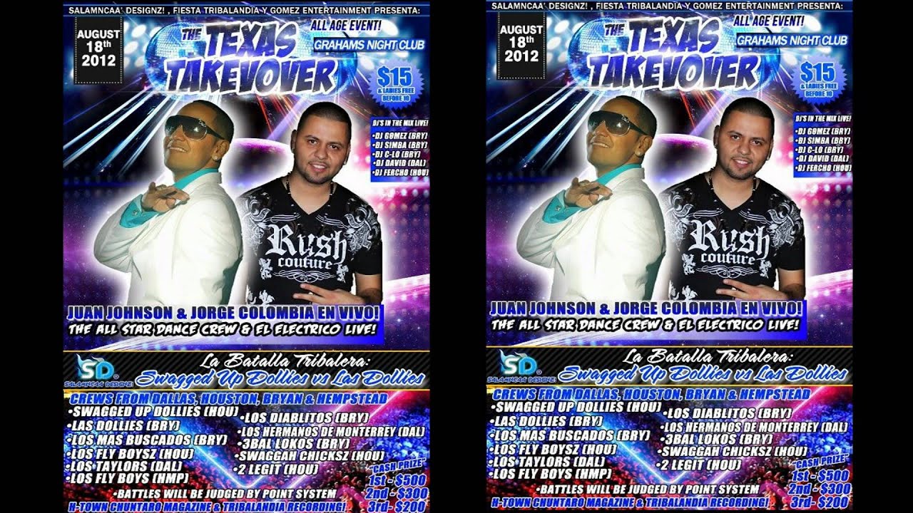GRAHAMS NIGHT CLUB El Electrico, Juan Jhonson, Jorge Colombia on SAT AUG 18th Bryan, Tx