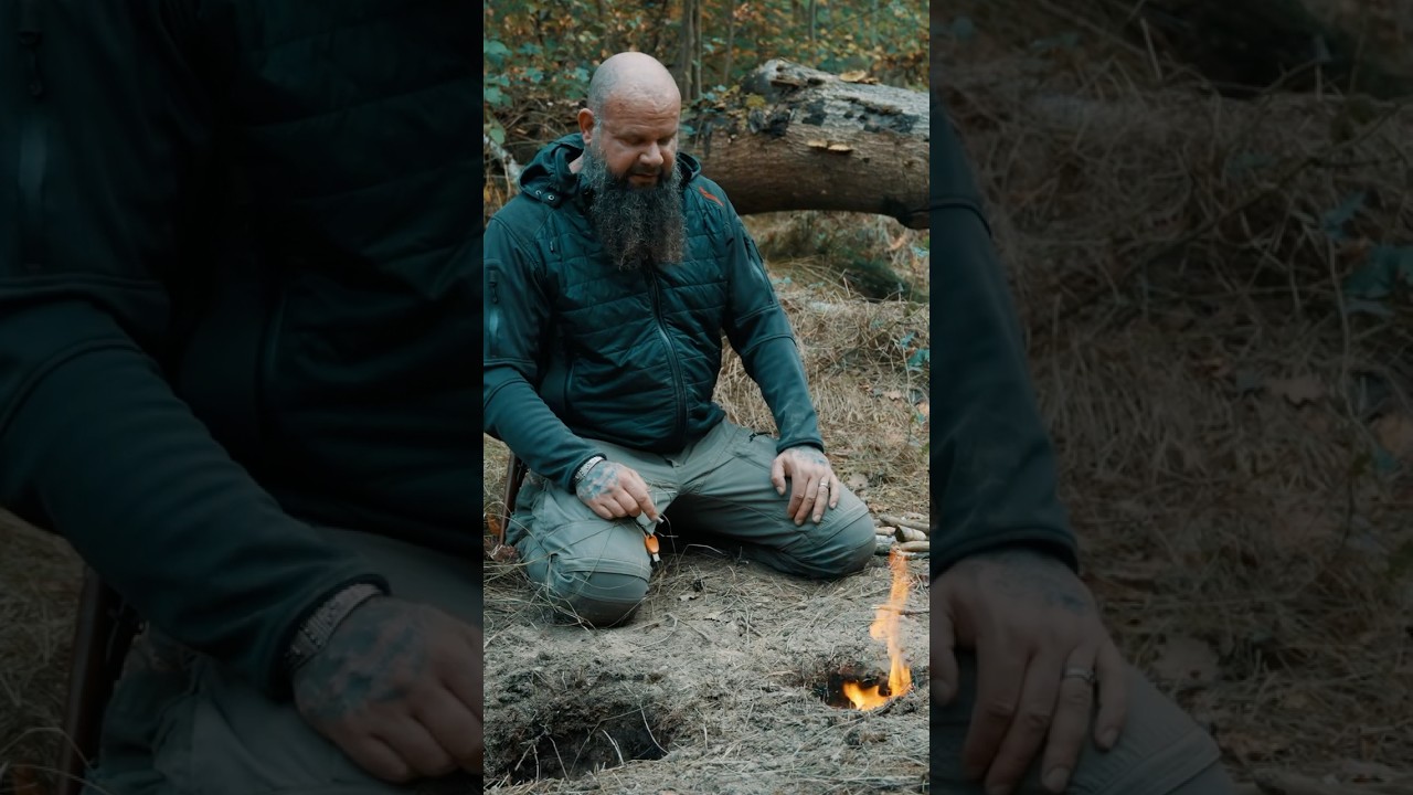 Dakota Fire Hole. Das taktische Grubenfeuer. #survival #bushcraft #dakotafirehole #feuerstelle
