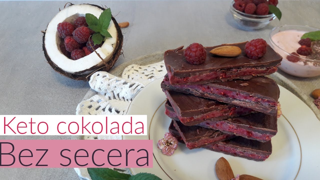 CRNA COKOLADA SA FILOM OD MALINA -  KETO ISHRANA - KETO COKOLADA