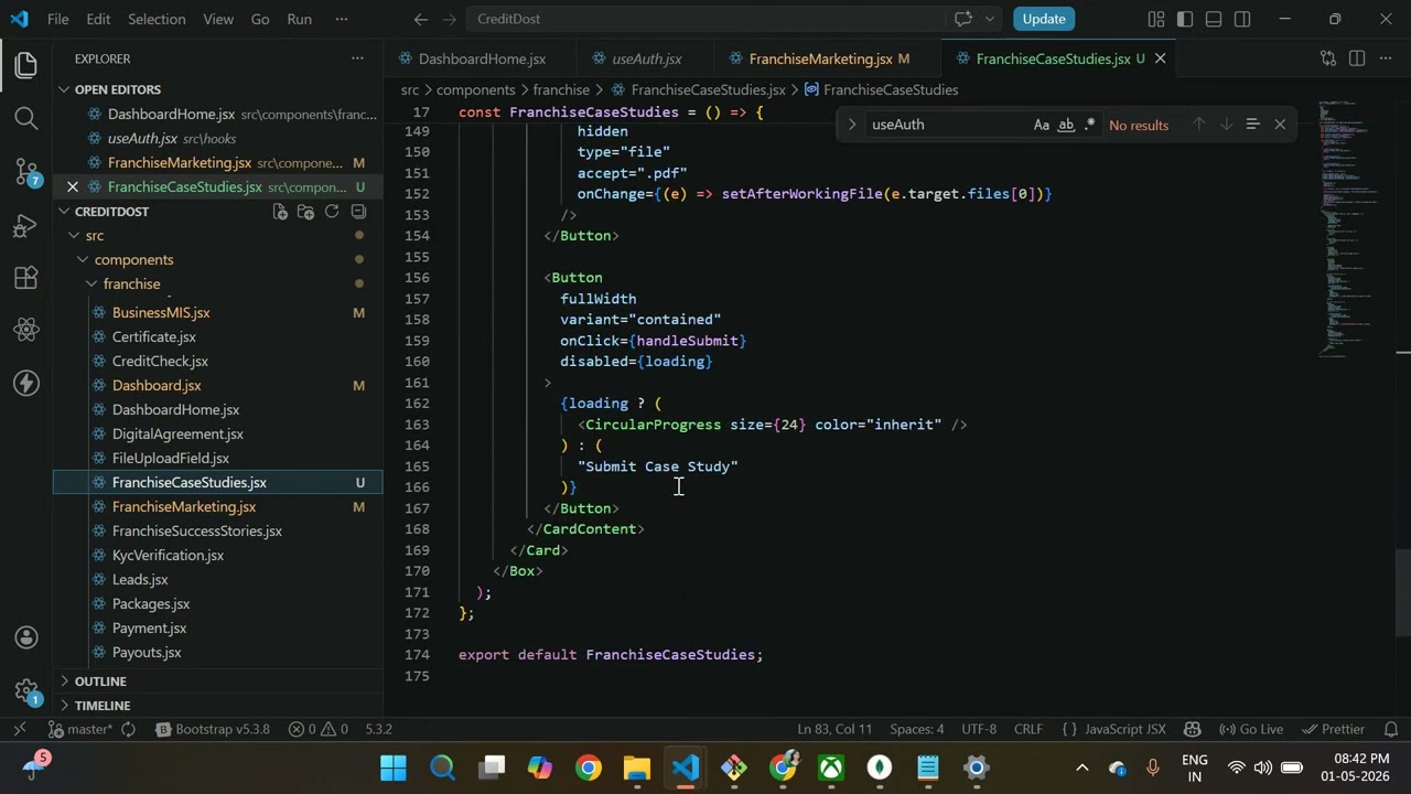Simple Ui using ReactJS