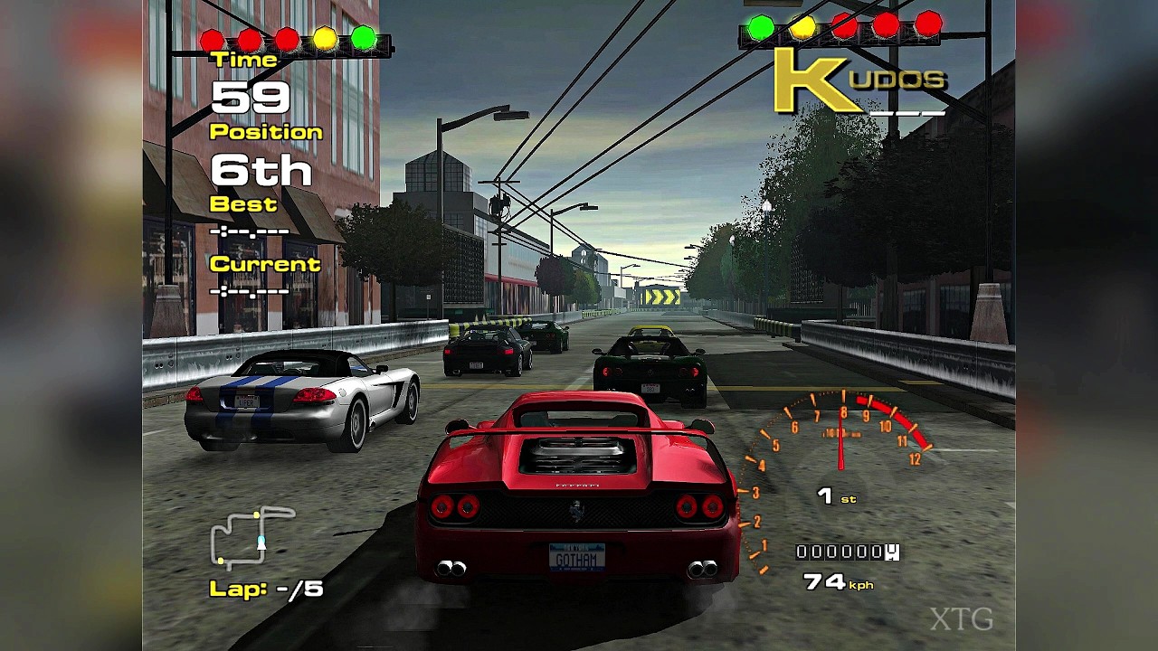 Project Gotham Racing Xbox Gameplay HD (Xemu)