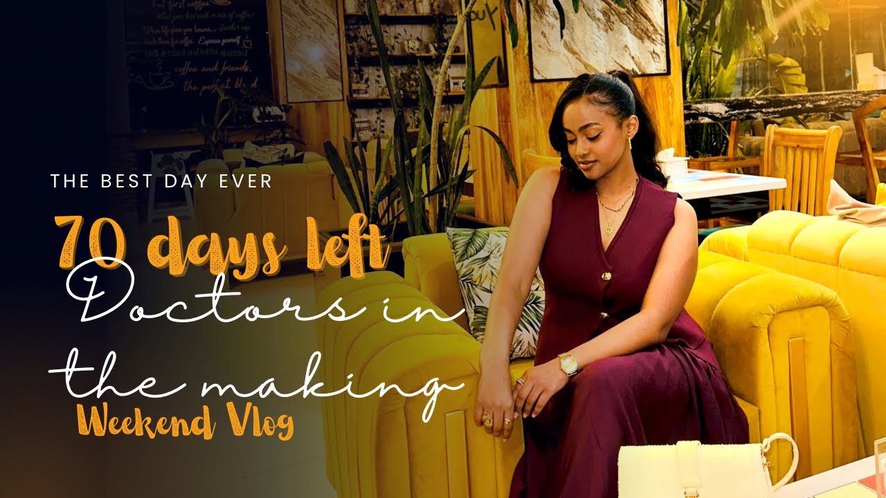 ዶክተርስ Event!! Graduation is around the corner 🥂 Weekend vlog:) #doctorsinthemaking 
