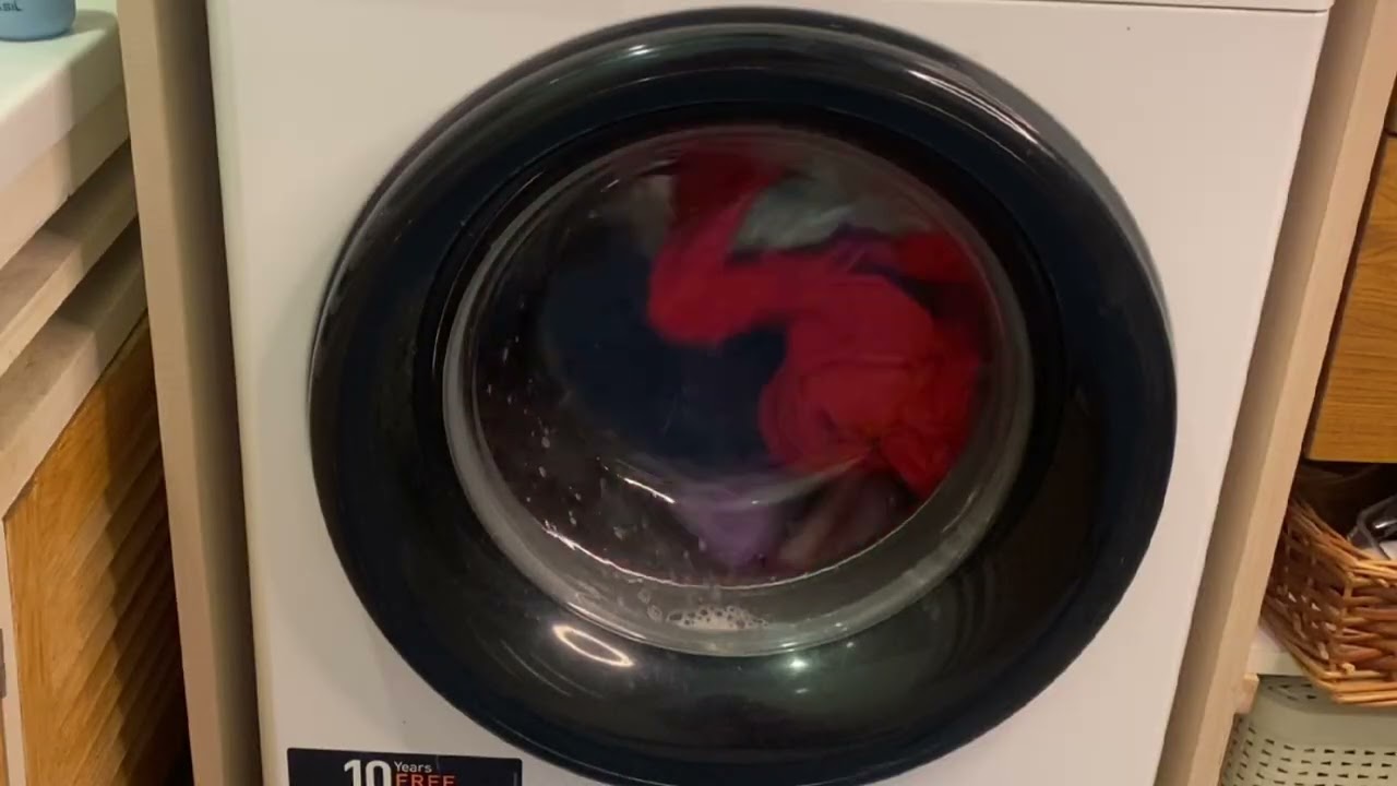 Laundry Vibes ASMR | Washing Machine Relaxing white 🤍 Noise