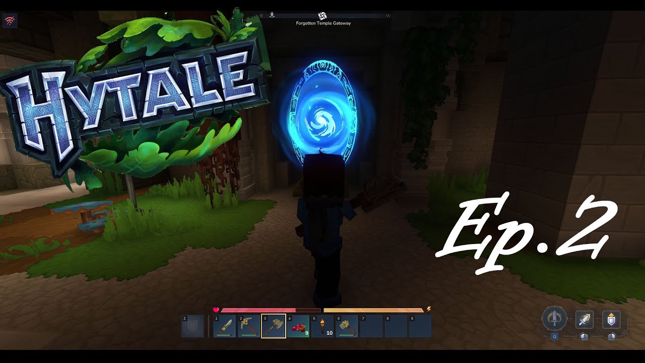 We're Off Through the Portal!! Ep.2 Hytale Gameplay/Playthrough