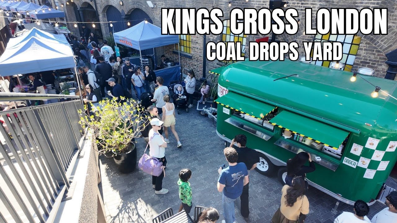 Kings Cross London /COAL DROPS YARD/SHOPPING AND DINING IN LONDON.