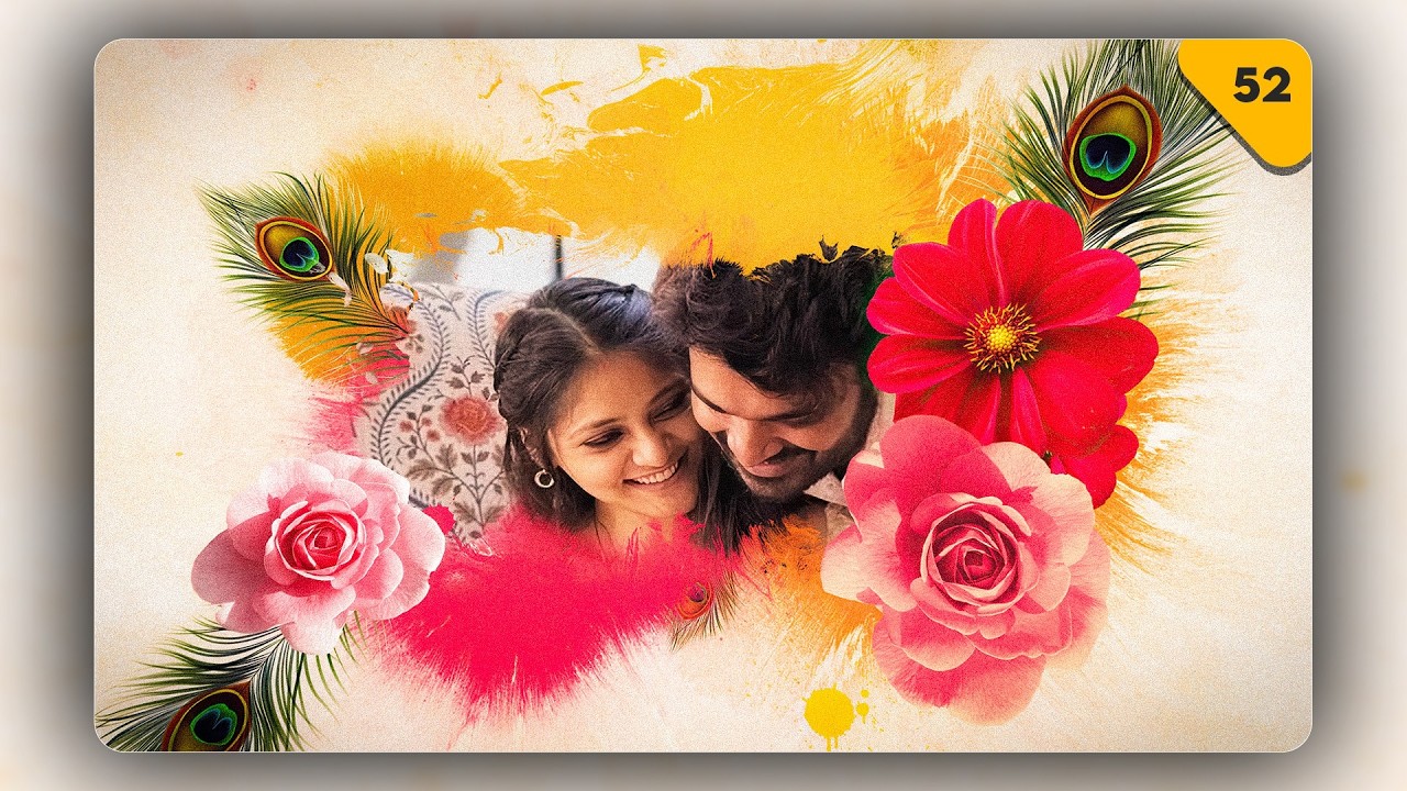 Colorful wedding invitation | whatsapp invitation