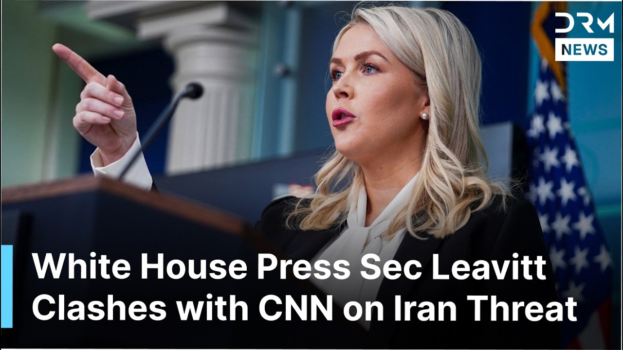 White House Press Clash: Leavitt Defends Trump Military Actions Against Iran | DRM News | AC1F