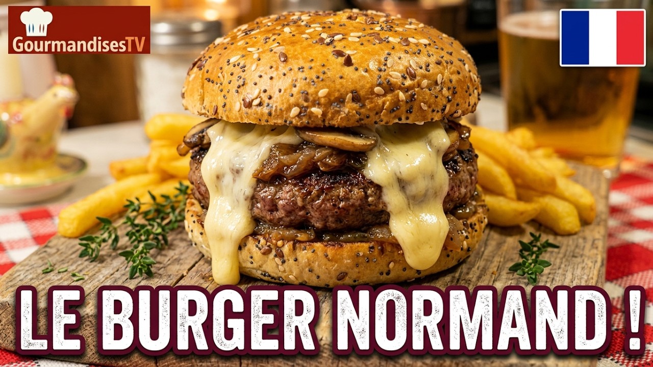 MON BURGER NORMAND - Gourmand et généreux ! - Mère Mitraille - Gourmandises TV
