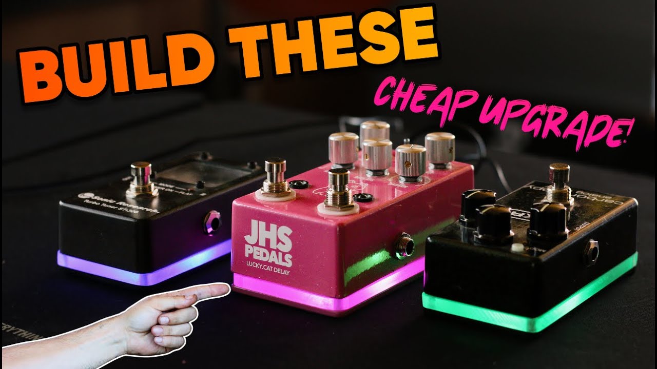 Build It: Effects Pedal UFO Light Plates | Underside Fluorescent Optics Made EASY