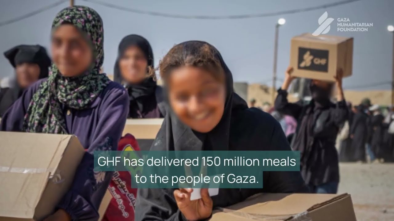 GHF delivers its 150th million meal in Gaza