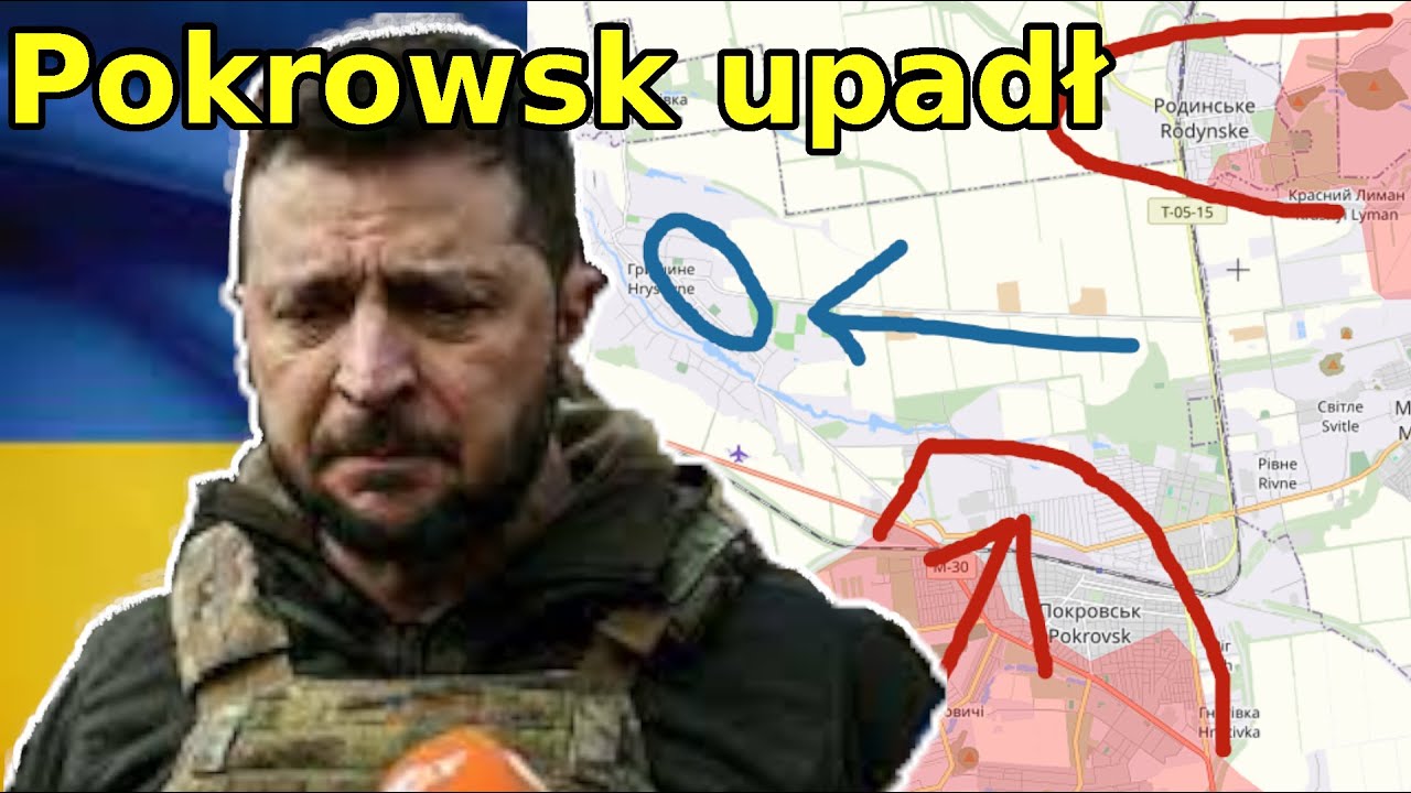 Rosjanie zajęli Pokrowsk wojna na Ukrainie