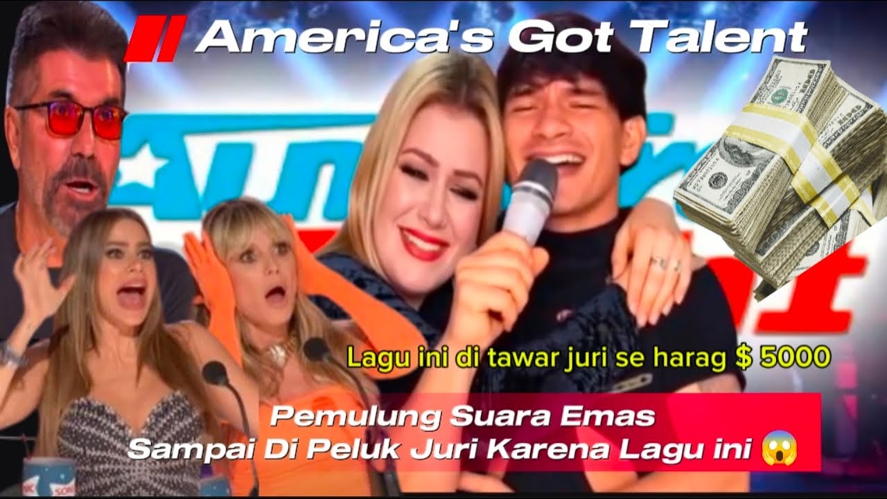 Pemulung suara Emas Sempat Di Ragukan Di America's Got Talen❗Semua Heboh 😱