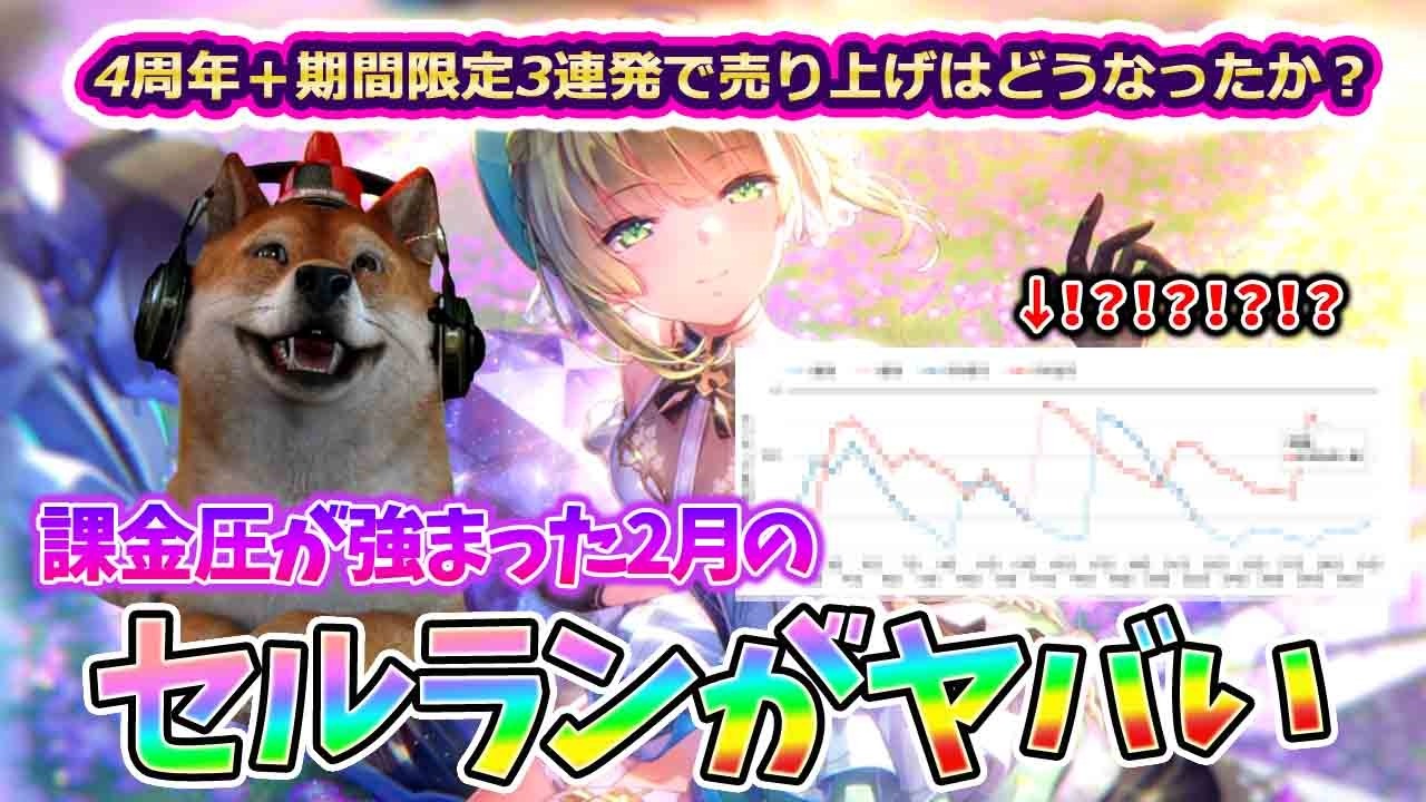 【ヘブバン4周年】2月のセルランがヤバい！4周年と期間限定3連発で覇権は確定か？課金圧を強めた副作用も心配な犬【HEAVEN BURNS RED】