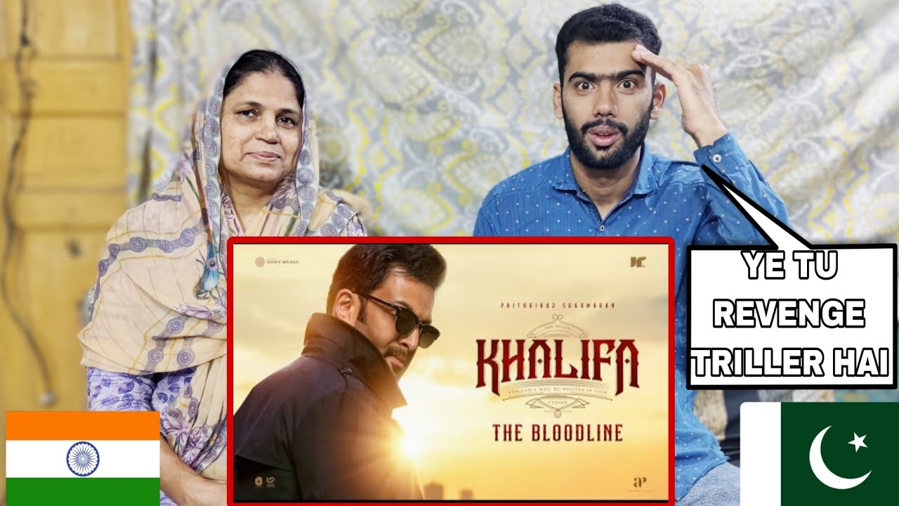 Pakistani Reaction On Khalifa Glimpse -The Bloodline | Prithviraj Sukumaran | Vysakh | Jinu V 