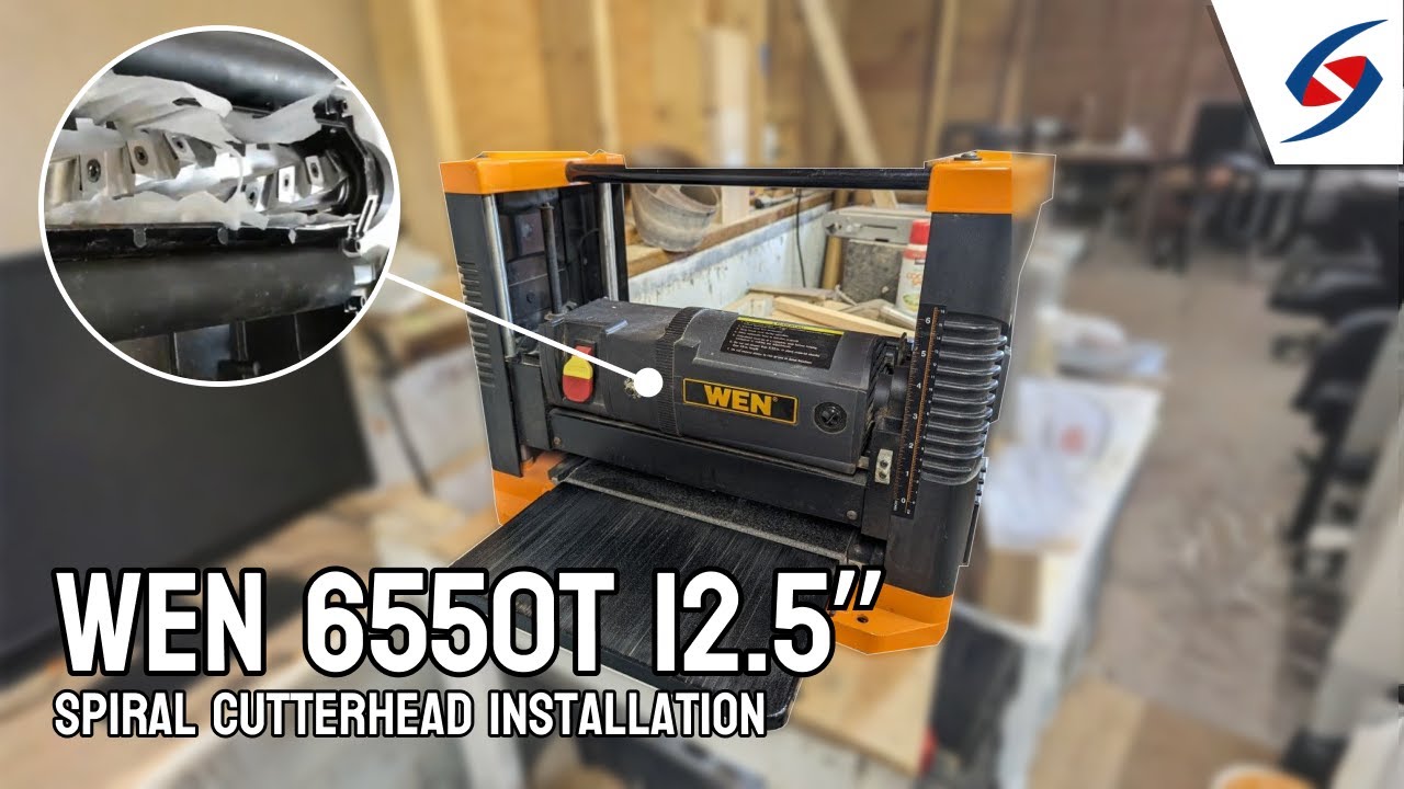 How to Install a Spiral Cutterhead on a WEN 6550T 12.5