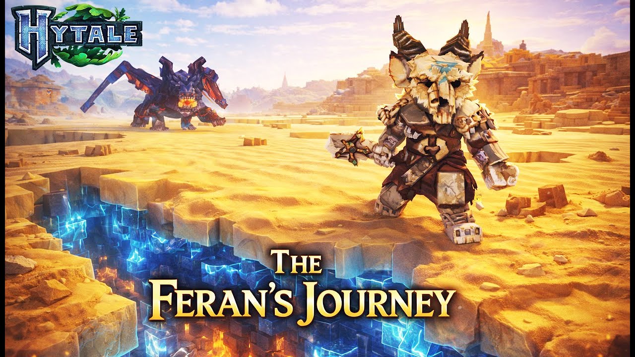 Hytale Animation - Mini Film Machinima | The Feran's Journey !