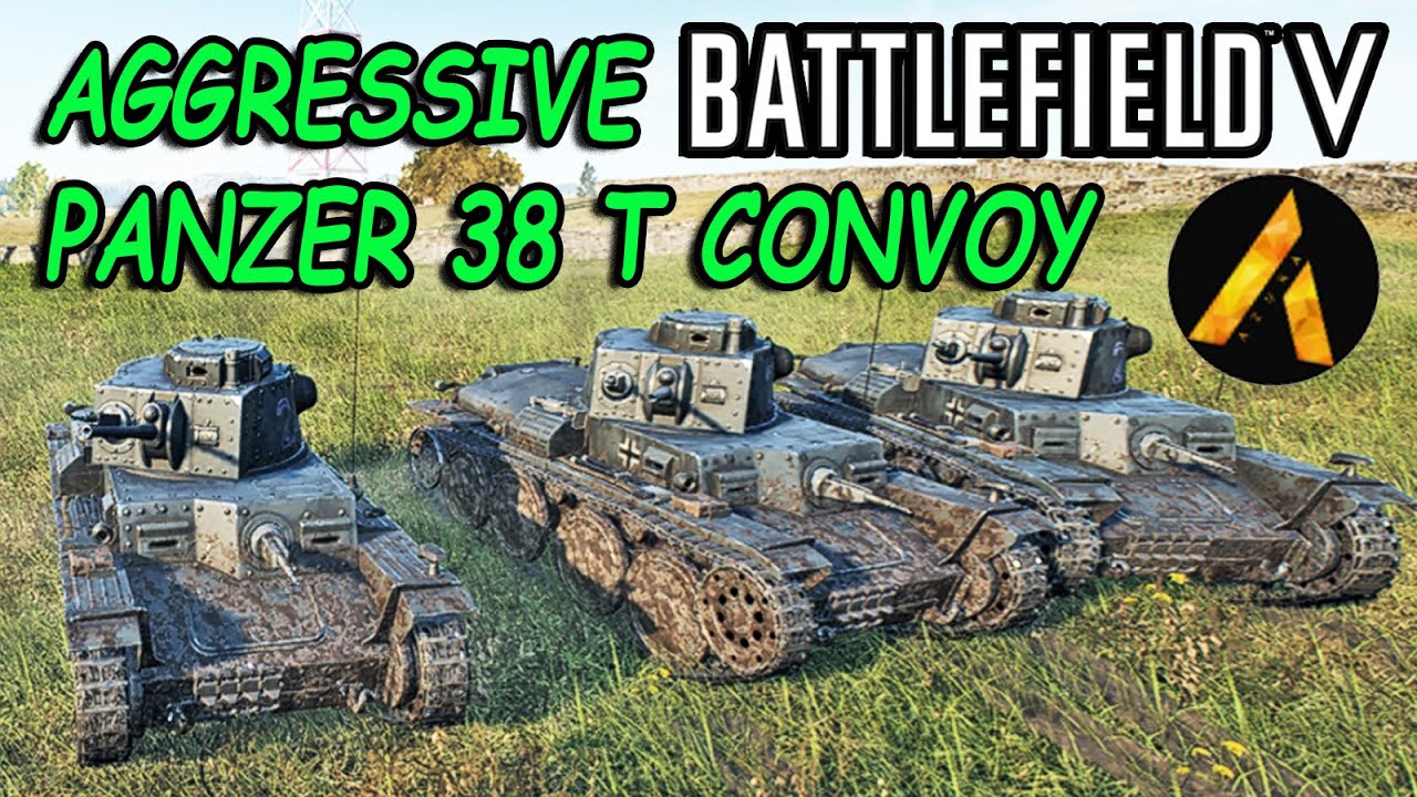 Battlefield V Panzer 38 T blitzkrieg  Strategy with 