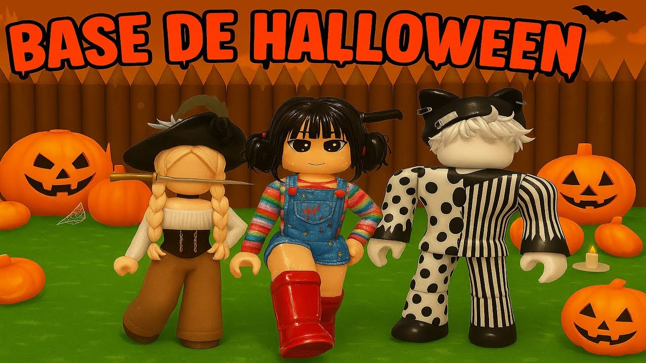 🎃 Criei uma BASE DE HALLOWEEN assustadoramente fofa no 99 Noites! 💀