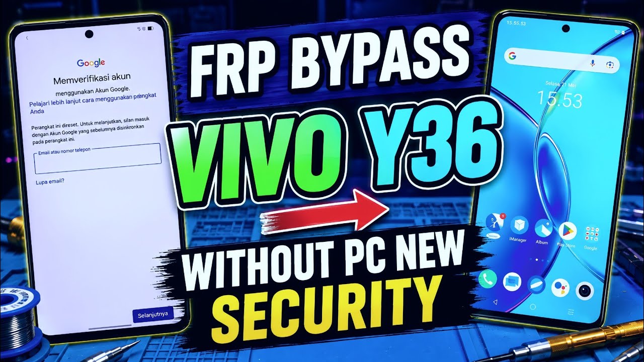 Как обойти FRP-аккаунт Google на Vivo Y36 New Security без ПК