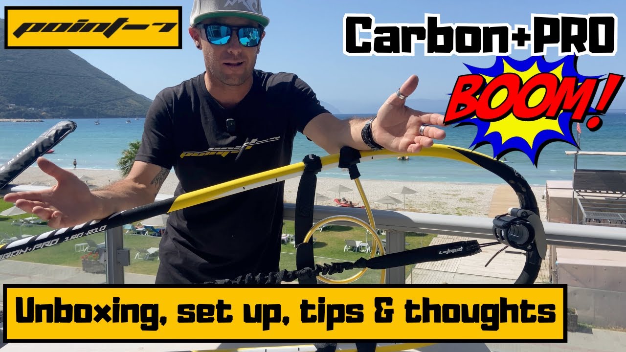 New Carbon Windsurf Boom from Point-7- Unboxing, set-up and tips