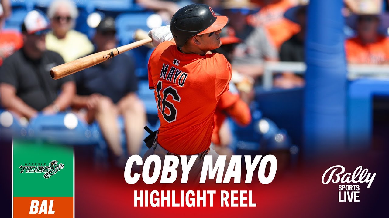 Orioles 1B Coby Mayo 2025 Minor League Baseball Highlights | Bally Sports Live