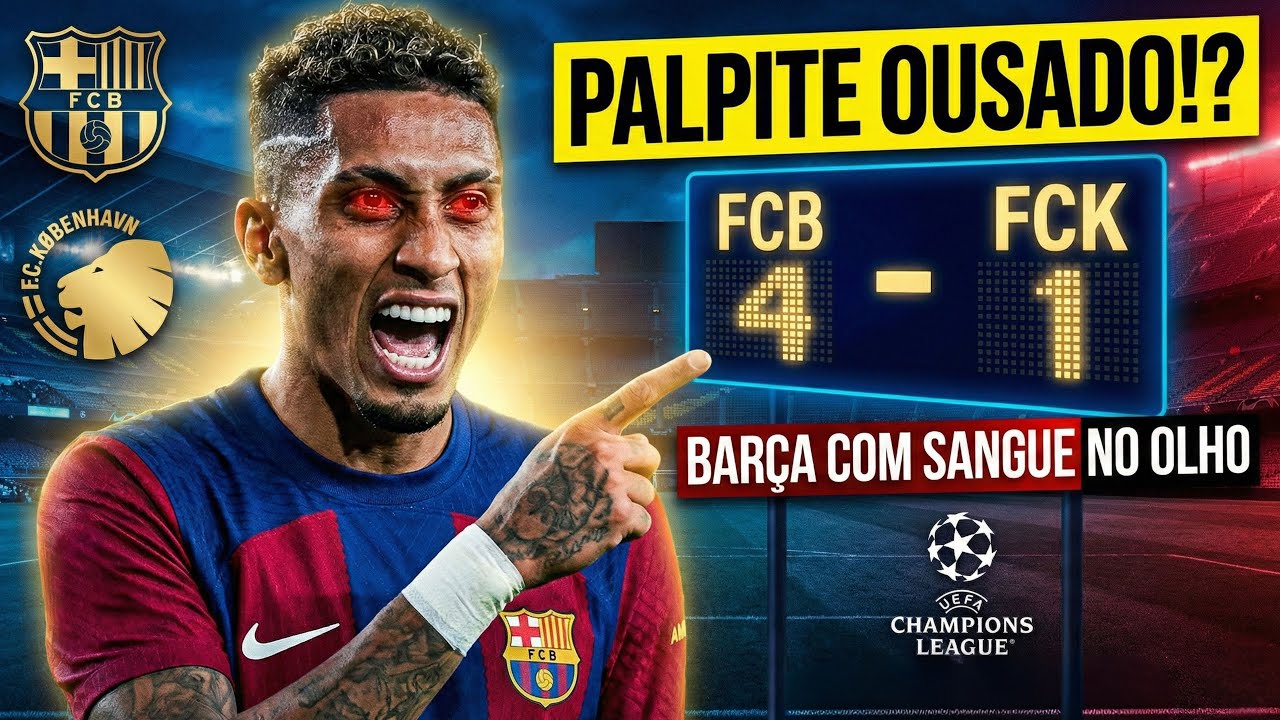 Flick MANDOU O RECADO… e Isso MUDA o Barcelona x Copenhague (Análise + Plano de Jogo)