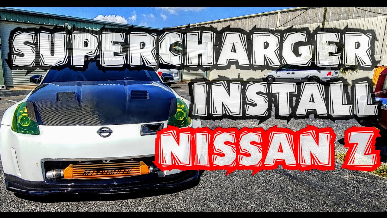 ⚡HOW TO INSTALL NISSAN Z SUPERCHARGER➡