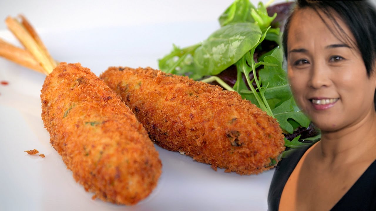 Thai Crispy Chicken Skewers (Chinese Style Cooking Recipe)