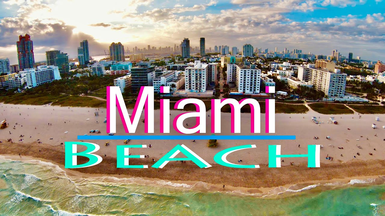 Miami Beach, Florida - by drone [HD]