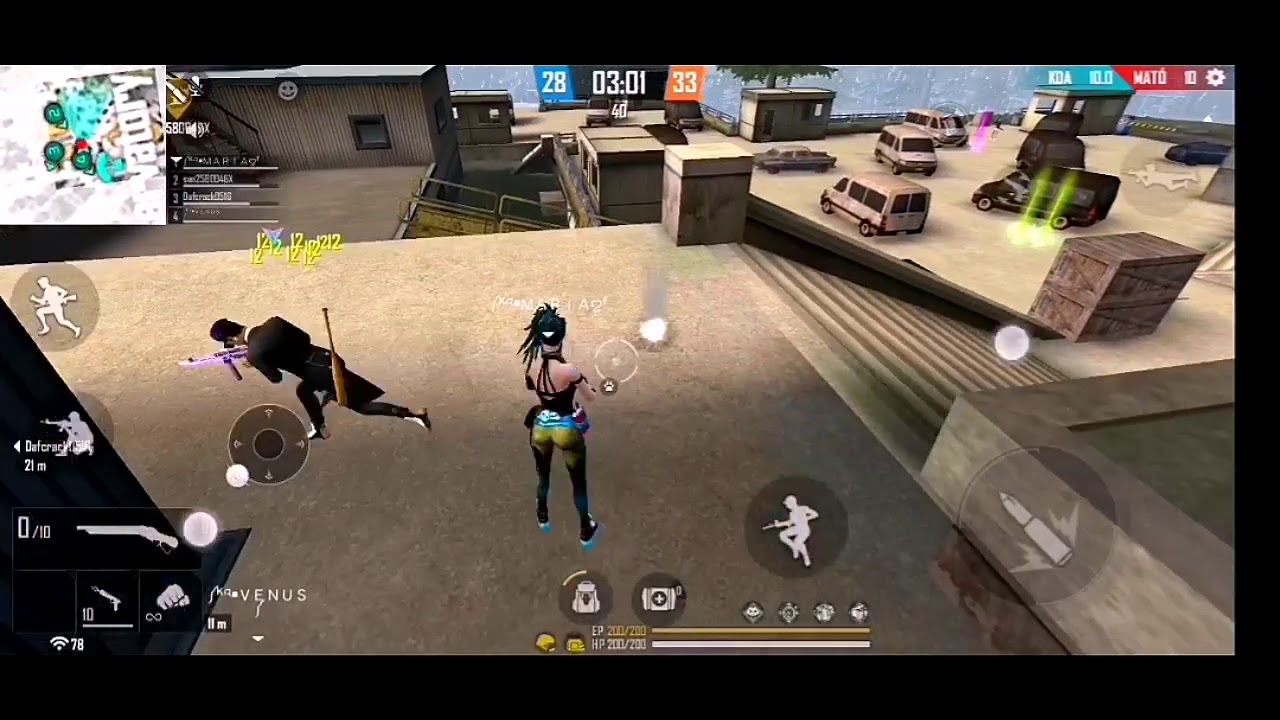 Highlight de una chica manca free fire 😌