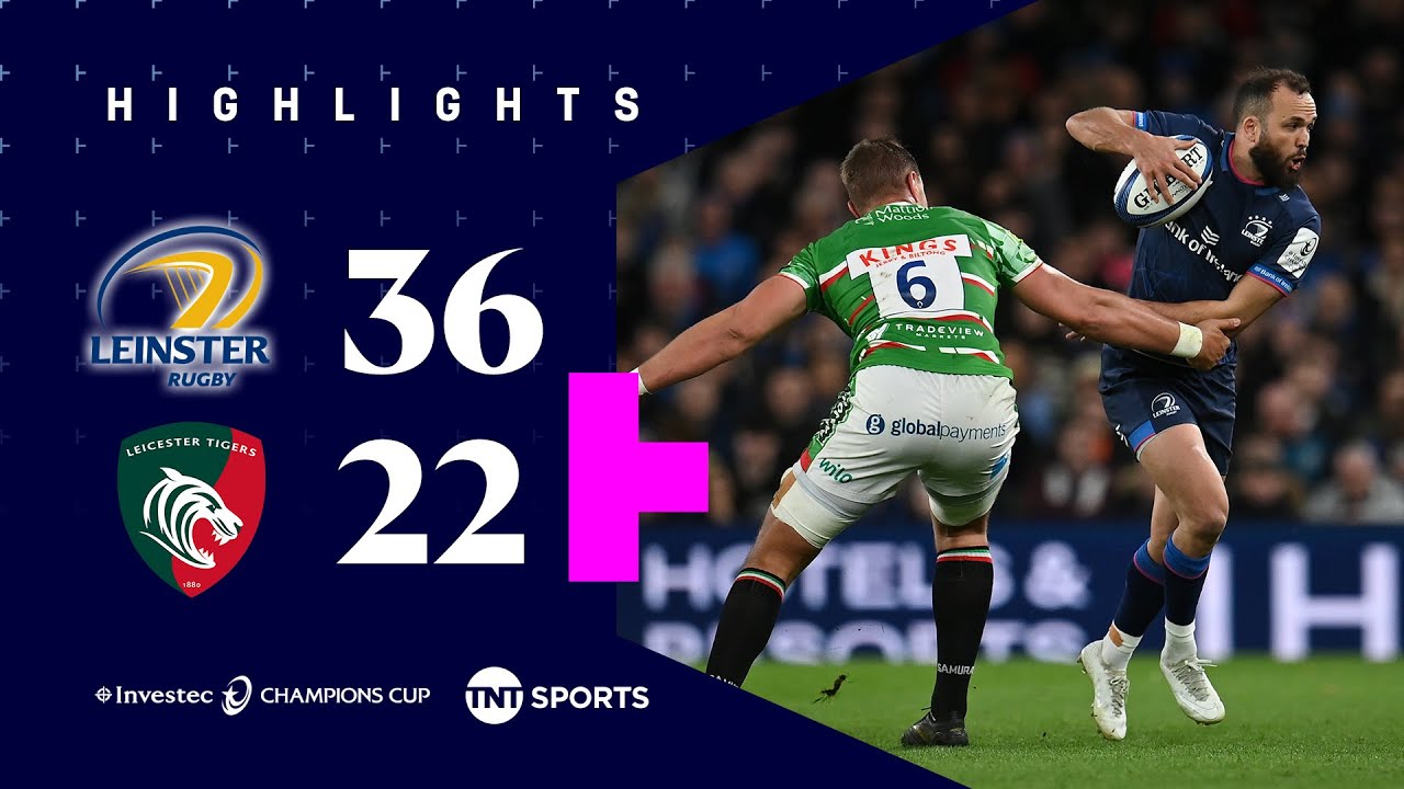 Jamison Gibson-Park Hat-Trick 🔥 | Leinster 36-22 Leicester | Investec Champions Cup Highlights