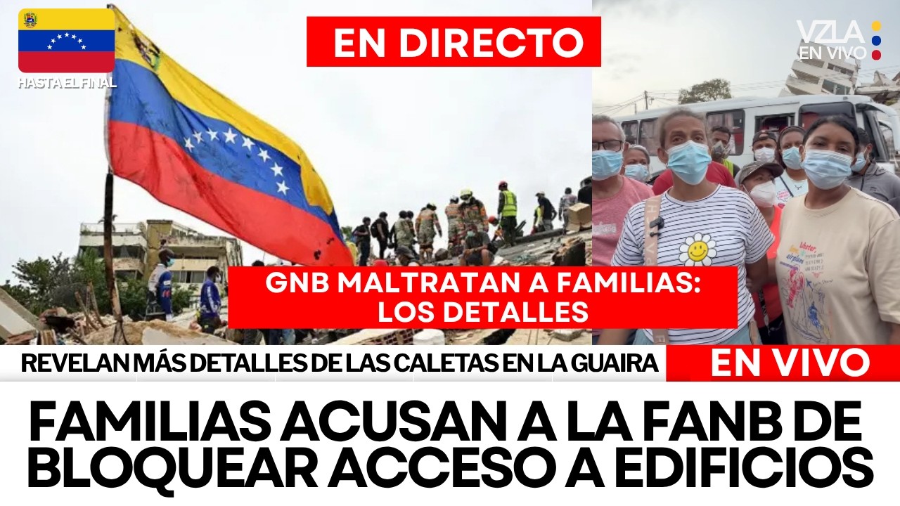 VIVO | ACUSAN A MILITARES DE IMPEDIR RESCATES - APARECEN M&Aacute;S CALETAS - TERREMOTO EN VENEZUELA HOY
